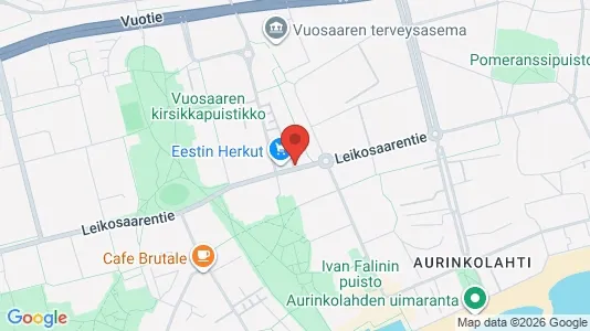 Apartments for rent i Helsinki Itäinen - kort over placeringen