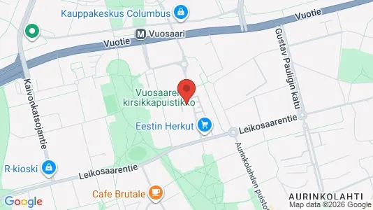 Apartments for rent i Helsinki Itäinen - kort over placeringen
