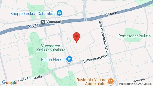 Apartments for rent i Helsinki Itäinen - kort over placeringen