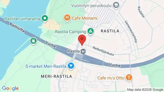 Apartments for rent i Helsinki Itäinen - kort over placeringen