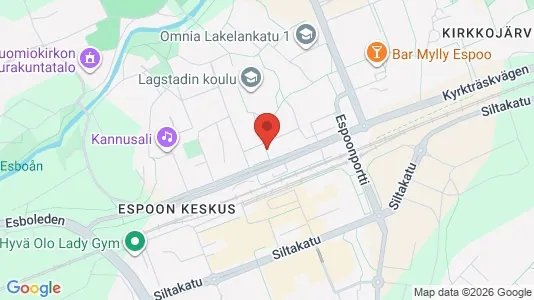 Apartments for rent i Espoo - kort over placeringen