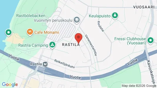 Apartments for rent i Helsinki Itäinen - kort over placeringen
