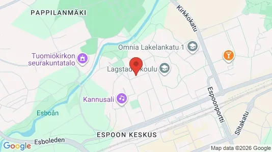 Apartments for rent i Espoo - kort over placeringen