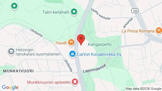Apartments for rent i Helsinki Läntinen - kort over placeringen