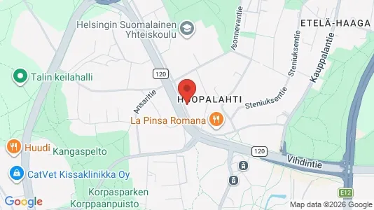 Rooms for rent i Helsinki Läntinen - kort over placeringen