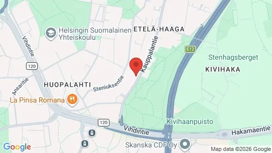 Apartments for rent i Helsinki Läntinen - kort over placeringen