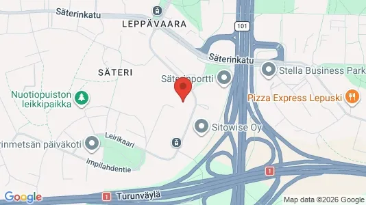 Apartments for rent i Espoo - kort over placeringen