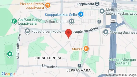Apartments for rent i Espoo - kort over placeringen