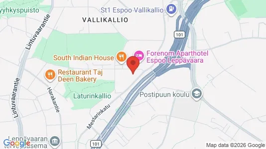 Apartments for rent i Espoo - kort over placeringen