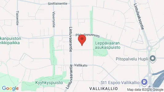 Apartments for rent i Espoo - kort over placeringen