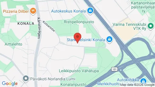 Apartments for rent i Helsinki Läntinen - kort over placeringen