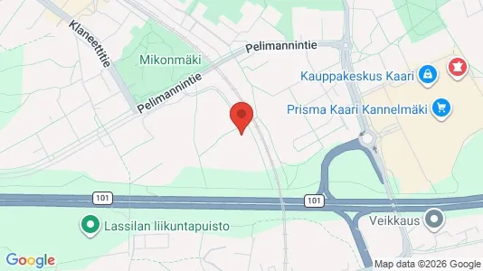 Apartments for rent i Helsinki Läntinen - kort over placeringen