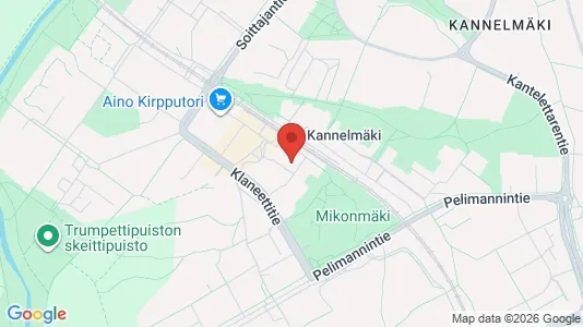Apartments for rent i Helsinki Läntinen - kort over placeringen