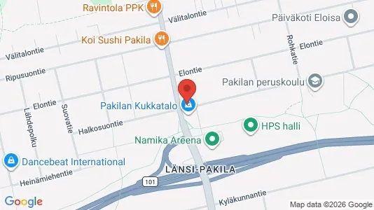 Rooms for rent i Helsinki Pohjoinen - kort over placeringen