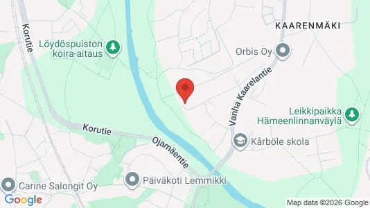 Apartments for rent i Vantaa - kort over placeringen