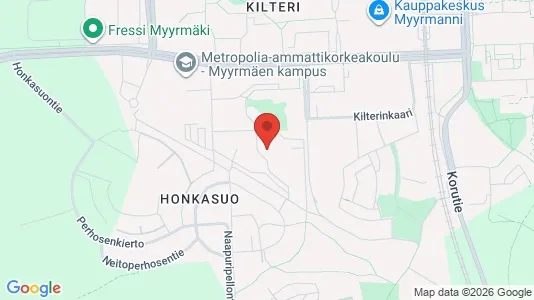 Apartments for rent i Vantaa - kort over placeringen