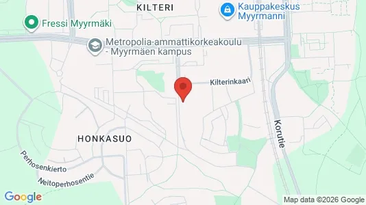 Apartments for rent i Vantaa - kort over placeringen