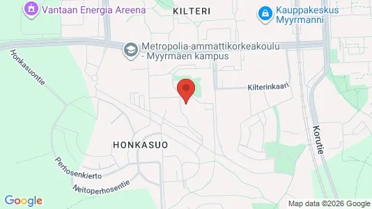Apartments for rent i Vantaa - kort over placeringen