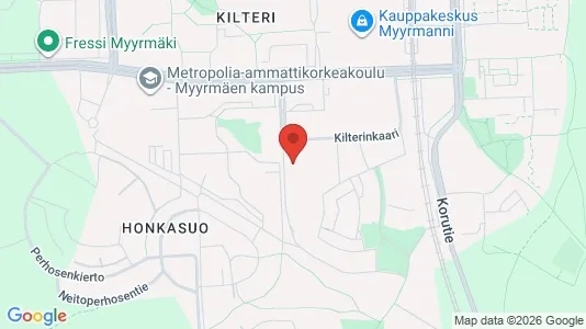 Apartments for rent i Vantaa - kort over placeringen