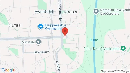 Apartments for rent i Vantaa - kort over placeringen