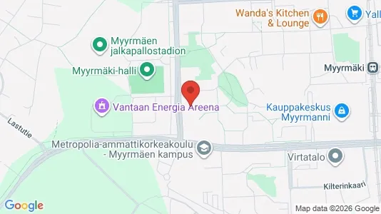 Apartments for rent i Vantaa - kort over placeringen
