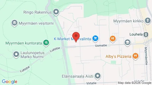 Apartments for rent i Vantaa - kort over placeringen