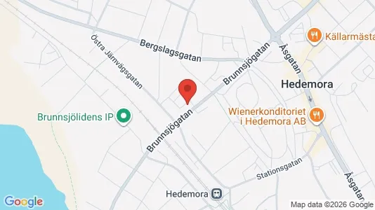 Apartments for rent i Hedemora - kort over placeringen