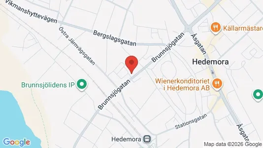 Apartments for rent i Hedemora - kort over placeringen