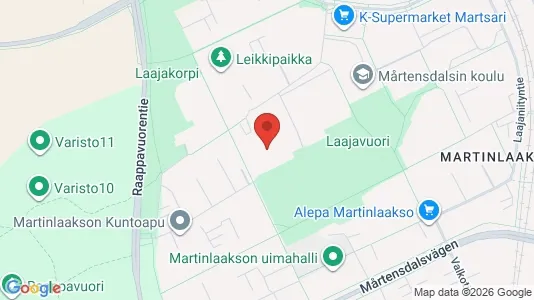Apartments for rent i Vantaa - kort over placeringen
