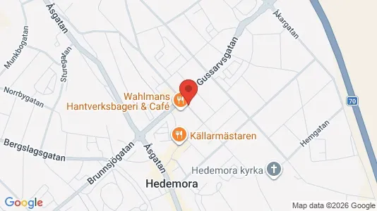 Apartments for rent i Hedemora - kort over placeringen