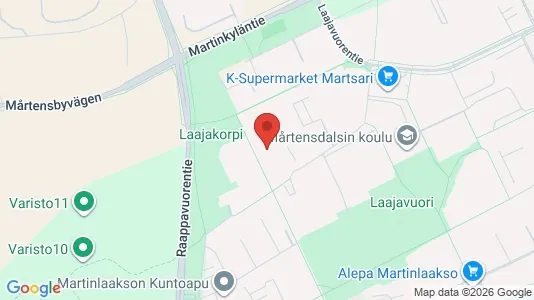Apartments for rent i Vantaa - kort over placeringen