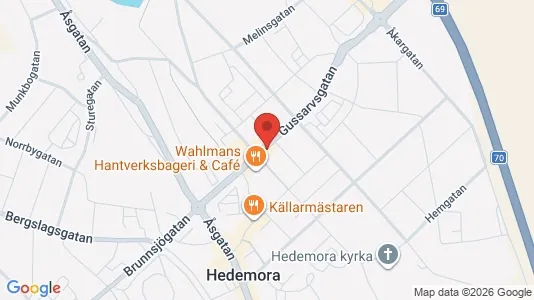 Apartments for rent i Hedemora - kort over placeringen