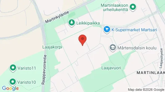 Apartments for rent i Vantaa - kort over placeringen