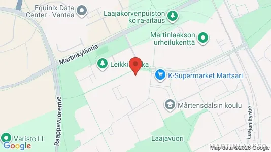 Apartments for rent i Vantaa - kort over placeringen