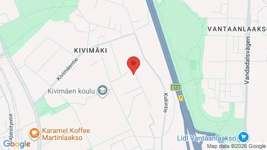 Apartments for rent i Vantaa - kort over placeringen