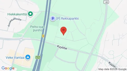 Apartments for rent i Vantaa - kort over placeringen