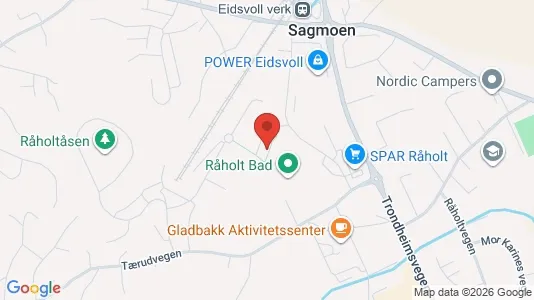 Apartments for rent i Eidsvoll - kort over placeringen