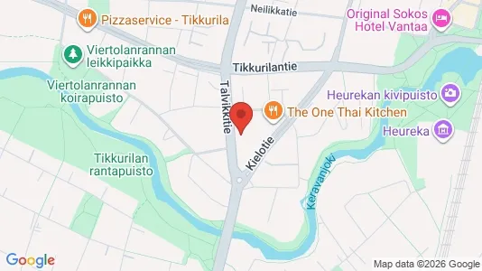 Apartments for rent i Vantaa - kort over placeringen
