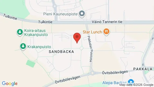 Apartments for rent i Vantaa - kort over placeringen