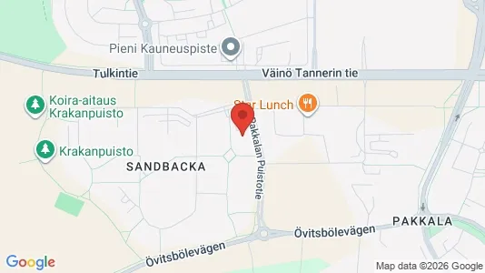 Apartments for rent i Vantaa - kort over placeringen