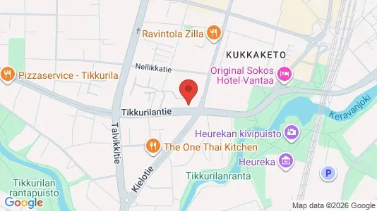 Apartments for rent i Vantaa - kort over placeringen