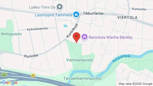 Apartments for rent i Vantaa - kort over placeringen