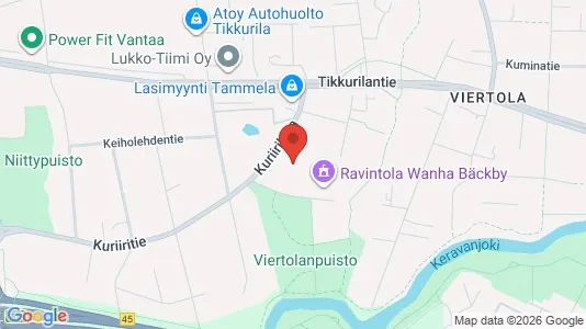 Apartments for rent i Vantaa - kort over placeringen