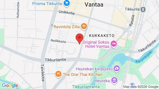 Apartments for rent i Vantaa - kort over placeringen