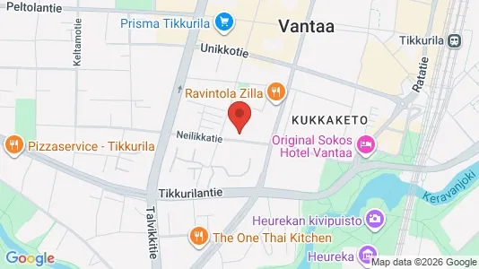 Apartments for rent i Vantaa - kort over placeringen