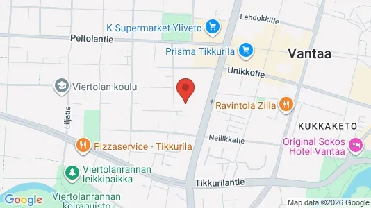 Apartments for rent i Vantaa - kort over placeringen