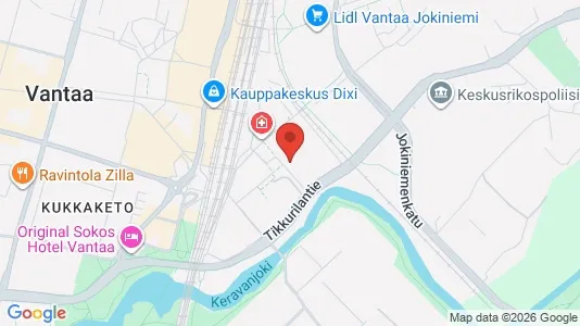 Apartments for rent i Vantaa - kort over placeringen