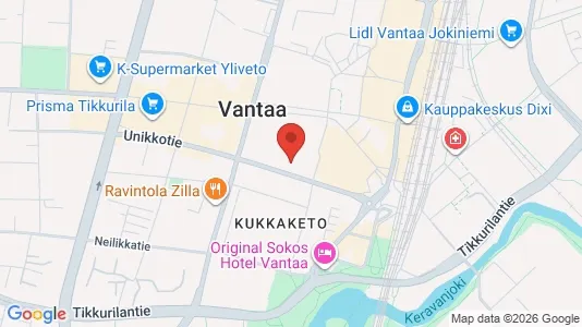 Apartments for rent i Vantaa - kort over placeringen