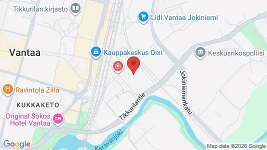 Apartments for rent i Vantaa - kort over placeringen