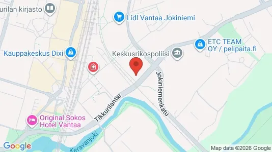 Apartments for rent i Vantaa - kort over placeringen